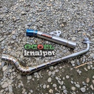 Exhaust Full set PROSPEED SUPER OPEN PRO SPEED FOR Ex5/Ekzos Wave100/110/Ekzos Wave125/Ekzos Lagenda