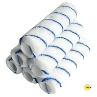 H&X 6/10PCS 9-inch X 1.5" Woven Microfiber Cage Paint Roller With Medium Pile
