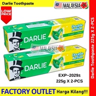 【EXP-2029】  Darlie Toothpaste Value Pack ( 225g ) 100% Original Genuine Darlie Product / Ubat Gigi D