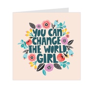 Combo of 4c greeting cards for Women's Day March 8 and October 20 - Small Gray card 09PN05