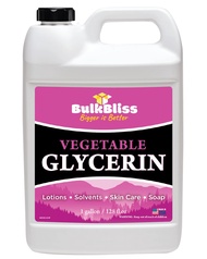 Vegetable Glycerine Food Grade, Non-GMO for Skin, Crafts - 1 Gallon Glycerin Liquid