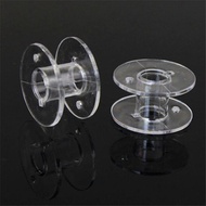 20pcs Clear Plastic Empty thread Spools Bobbins For Brother Janome Singer Sewing Machines IUT6523