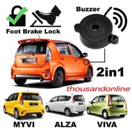 PERODUA MYVI 2004-2014 LAGI BEST/ ICON / ALZA / VIVA OLD 2 IN 1 BRAKE LOCK + BUZZER