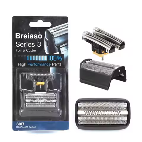 30B 31B Replacement Foil Cutter Shaver Heads for Braun S3 Previous Generation SmartControl, TriContr