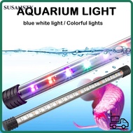 SUSANSTY Aquarium Light, 110V 17-47cm Fish Tank Light, Durable Waterproof USB Plug Energy Efficient 