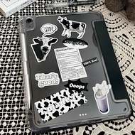 เคสไอแพด Pro 2024 11 Air6 แผ่นหลังอะครีลิ เรียบง่าย เคส ipad Air5 air4 gen10 สวย case iPad gen10 G