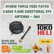 Hybrid Triple Feed Patch 5.8Ghz 9.4Dbi Directional Fpv Antenna - Sma