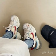 Fashion Daigou N & K V2K RUN RUNTEKK White Red Blue Retro Contrast Color Women's Shoes HF5724-061 RQ