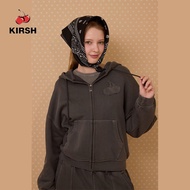 [KIRSH] PIGMENT DYED ZIP-UP HOODIE | 25FW