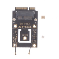 LANG M.2 NGFF to Mini PCI-E (PCIe+USB) Adapter For M.2 Wifi Bluetooth Wireless Wlan