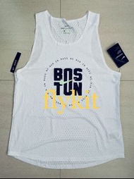 nike running aeroswift 馬拉松比賽男裝白色跑步運動背心 (波士頓紀念版)