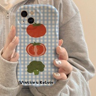 Cute Vegetables Case Samsung S25fe S24 S23fe S21fe S20fe S24 S25 S22 S23 S26 M15 M14 M54 M34 F34 S25
