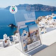 Decide Acrylic Acrylic Display Rack Holder Brochure Holder Flyer Paper Folder File Sign Holder A6 A5
