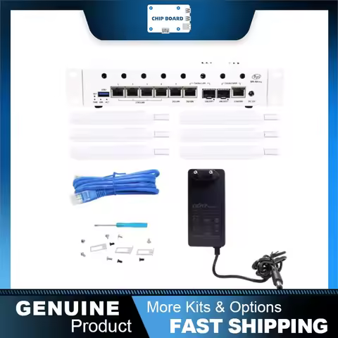 Banana Pi BPI-R4 PRO 4E Router Kit, MediaTek MT7988A, 4GB DDR4, 8GB eMMC, WiFi7 OpenWrt Networking B