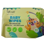 Excue Baby Wipes – Alcohol-Free & Lembut Untuk Kulit Sensitif | Tisu Basah Bayi