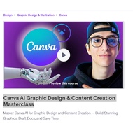 Canva Video Course-Canva AI Graphic Design & Content Creation Masterclass | Learn Canva 2025 | Canva