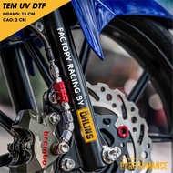 FACTORY RACING O.H.L.I.N.S fork sticker Code (02)