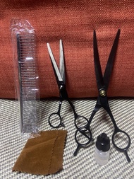 寵物美容剪刀套裝 梳 抹布 油