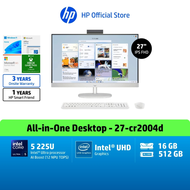 HP All-in-One PC Intel Ultra 5 225U | UHD Graphics | 16GB/ 512GB | Win11 | MS24 | 3Yrs | 27-cr2004d