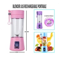 MATA Portable Juice Blender - 6-blade Electric Portable Juice Blender Dispenser 400ML