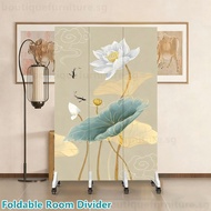 Foldable Room Divider Folding Screen Room Partition for Privacy Shield Fengshui Temporary Folding En