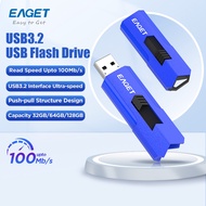 EAGET F11 FlashDisk USB3.2 FlashDrive Ultra Speed 32GB/64GB OFFICIAL WARRANTY