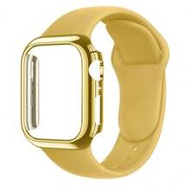 2-In-1 Sport Silicone Watch Strap And Case Set, Compatible With Apple Watch Band And Case In Sizes 4