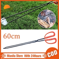 60cm Garbage Pick Up Tongs Long Handle Trash Clamp Sanitation Tool For Outdoor Debris Collection