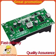 Type-C 15W 3A 18650 Lithium Battery Charger Module DC-DC Step Up Booster Fast Charge UPS Power Suppl