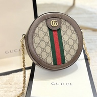 Gucci 老花圓餅包