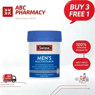 [ABC PHARMACY Store] Swisse Ultivite Men's Multivitamin 120 Tablets Energy Immune Support Zinc Magne