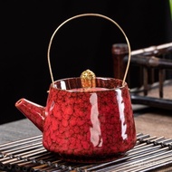 Teko Tembikar  Teko Tahan panas Tahan suhu panas Set Teh Rumah