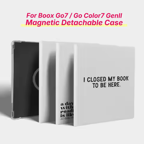 Murmole English Quote Case suit for Boox Go7 Go Color7 GenII Go Color7 Leaf3 Leaf2 7" Detachable Mag