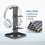 Headphone Stand-Controller Holder Headset Holder, Metal Earphone Stand, Gaming Headset Hanger with B