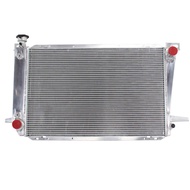 Aluminum 3 Row Radiator For 1985-1997 Ford Bronco F-150 F-200 F-250 F-350 5.0L 5.8L V8 Automatic Tra