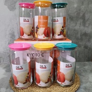 KYOTO C-PL JARS (6PCS) EID CAKE JARS GLASS JARS + PLASTIC LIDS (6PCS)