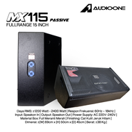 Speaker Monitor Panggung AKTIF Audio One MX-15 15 Inch Hi-Res Sound System dengan Garansi Resmi