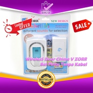 WirelesS Door Chime V ZORR Bel Pintu Tanpa Kabel - DEMURAH