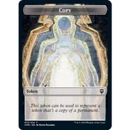 Copy // Golem Double-Sided Token (Foil) - Commander Legends (CMR)