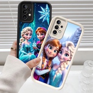 CH41 Frozen Elsa and Anna Soft Casing for Samsung S21 S24 FE A55 M15 S25 Ultra 5G Protective Case