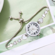 Jam Tangan Wanita Model Rantai Serut Tali Love Jam Analog Terbaru CA077