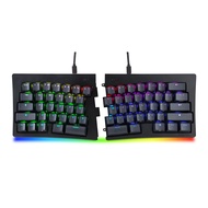 MD600 Alpha BT RGB Black TKL Ergonomic Mechanical Keyboard, 60% Split-Alice Layout, PBT Double Shot 