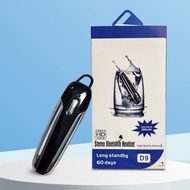 ( Ready To Stock )D9 D10 Orginal waterproof Bluetooth earphone 24hour battery backup