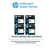 HP 925 Black / Cyan/ Magenta / Yellow Original Ink Cartridge
