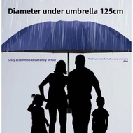 Giant Big Umbrella Umbrella Diameter125cm Extra Large Umbrella 12Bone Wind Resistance Vinyl sun prot