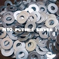 PUTIH Ring PLATE M10 KILOAN RING PLATE M10 WHITE ( BOLT 14) CURLEB CONTENTS 250 pcs