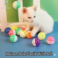 PLASTIC BALL ANIMAL TOY BELL | BALL TOY DOG CAT RABBIT BIRD PARROT RATTLE BELL DOG BALL DOG TOY BALL