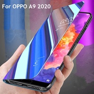 OPPO A9 2020 A5 2020 Shockproof Flip Mirror Stand Case Cover