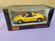 Maisto Superior Motorized 模型車 黃色