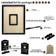 Devoko Wedding Guest Book Wedding Sign Bridal Decor Message Board Easy Use Sturdy Gifts